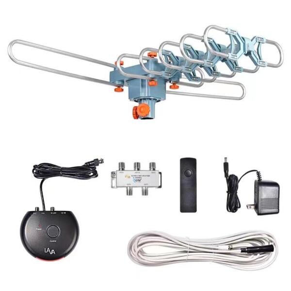 LAVA HD2805 Elite, Outdoor TV Antenna, Remote Control, 360 Degree